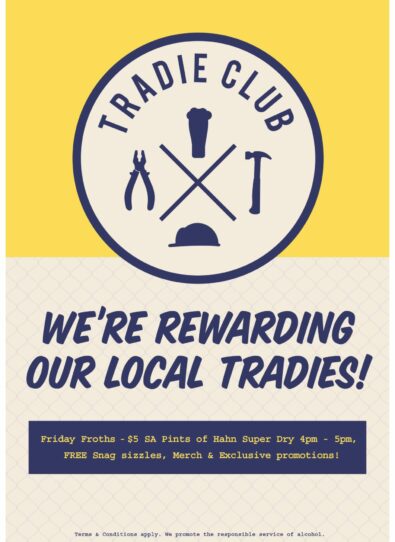 Tradie Club Web Poster